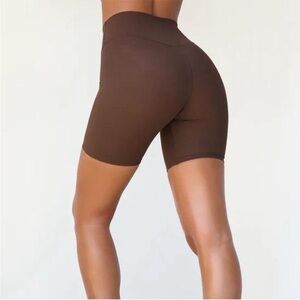Joah Brown The Biker Short in Sueded Umber